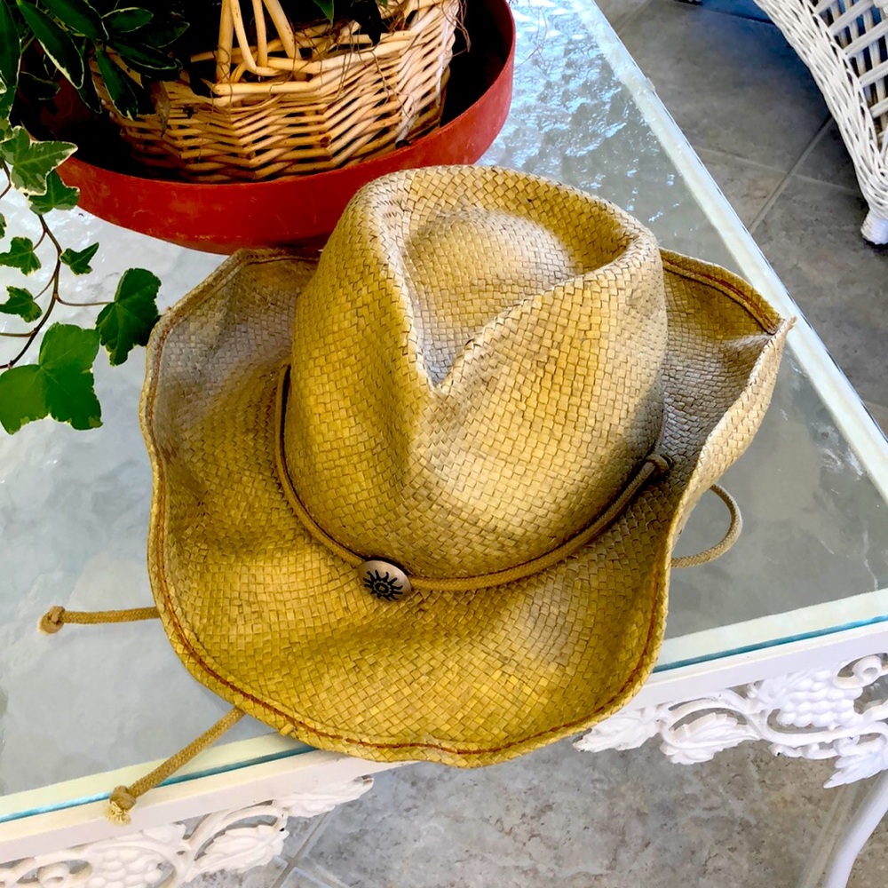 Scala Natural Straw Hat with Cord